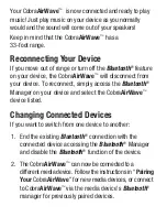 Preview for 4 page of Cobra AirWave Quick Start Manual