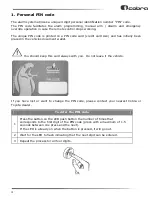 Предварительный просмотр 5 страницы Cobra AK4169 Owner'S Manual