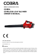 Cobra BV-D1561D Owner'S Manual preview