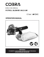 Preview for 1 page of Cobra BV26C Operator'S Manual