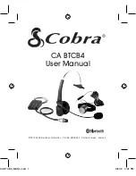 Cobra CA BTCB4 User Manual preview