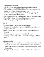 Preview for 6 page of Cobra CBTH1-PLUS User Manual