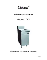 Preview for 1 page of Cobra CF2 Installation And Operation Manual