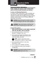 Preview for 3 page of Cobra CPI 400 Operating Instructions Manual