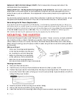 Preview for 11 page of Cobra CPI1500W Owner'S Manual