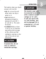 Предварительный просмотр 4 страницы Cobra CPI190 Operating Instructions Manual