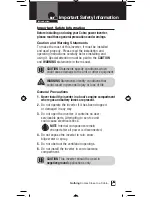 Preview for 3 page of Cobra CPI2590 Operating Instructions Manual