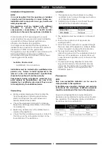 Preview for 8 page of Cobra CSP6 Installation And Operation Manual