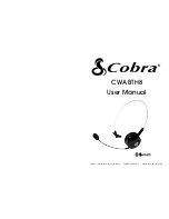 Cobra CWA BTH8 User Manual preview