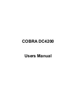 Cobra DC4200 User Manual preview