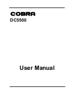 Cobra DC5500 User Manual preview