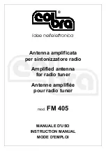 Cobra FM 405 Instruction Manual preview