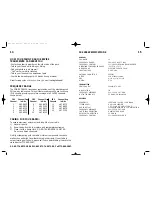 Preview for 8 page of Cobra FRS.200 Operating Instructions Manual