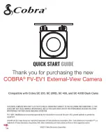 Cobra FV-CV1 Quick Start Manual preview