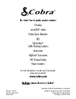 Предварительный просмотр 36 страницы Cobra GPS 500 Operating Instructions Manual