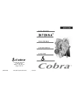 Cobra Intenna AN-8630 User Manual preview