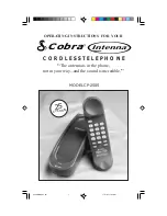 Cobra Intenna CP-2505 Operating Instructions Manual preview