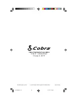 Preview for 20 page of Cobra Intenna CP-2505 Operating Instructions Manual