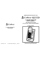 Cobra Intenna CP-2525 Operating Instructions Manual preview