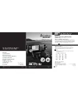 Предварительный просмотр 1 страницы Cobra Marine MR F75 EU Owner'S Manual