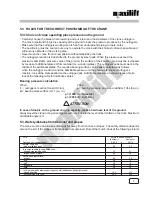 Preview for 11 page of Cobra Maxilift 5500 Use And Maintenance Manual