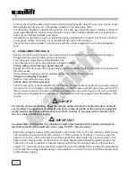 Preview for 34 page of Cobra Maxilift 5500 Use And Maintenance Manual