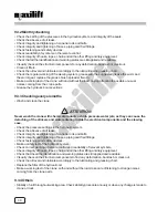 Preview for 42 page of Cobra Maxilift 5500 Use And Maintenance Manual