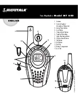 Предварительный просмотр 1 страницы Cobra microTALK 600 User Manual