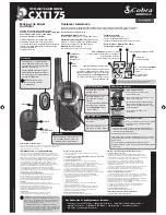 Preview for 1 page of Cobra MICROTALK CXT175 User Manual