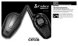 Cobra microTALK cxt235 Owner'S Manual preview