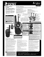 Cobra microTALK CXT85 User Manual preview