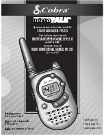 Cobra microTalk FRS 235 Operating Instructions Manual preview