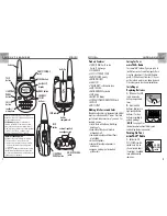 Предварительный просмотр 2 страницы Cobra microTalk FRS 235 Operating Instructions Manual