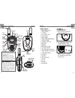 Предварительный просмотр 2 страницы Cobra microTALK FRS307 Operating Instructions Manual