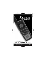 Предварительный просмотр 1 страницы Cobra microTalk LI 7000 WX Owner'S Manual