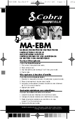 Cobra microTALK MA-EBM Instructions preview