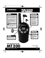 Preview for 1 page of Cobra microTALK MT 200 User Manual