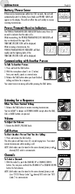 Preview for 4 page of Cobra microTALK MT 925 PRO Manual