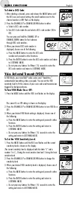 Предварительный просмотр 7 страницы Cobra microTALK MT 925 PRO Manual