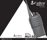 Предварительный просмотр 1 страницы Cobra microTALK MU1500 Owner'S Manual