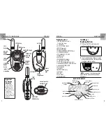 Preview for 2 page of Cobra microTALK PR 330 Operating Instructions Manual