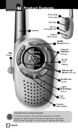 Предварительный просмотр 3 страницы Cobra microTALK PR100 Owner'S Manual