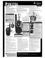 Предварительный просмотр 1 страницы Cobra microTALK PR170C User Manual