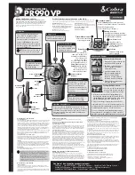 Preview for 1 page of Cobra microTALK PR990VP User Manual