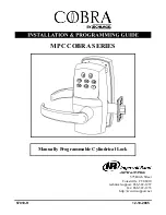 Cobra MPC  SERIES Installation & Programming Manual preview