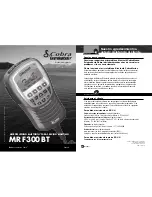 Preview for 1 page of Cobra MR F300 BT (Spanish) Manual