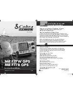 Cobra MR F77B GPS Owner'S Manual preview