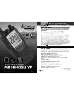 Preview for 1 page of Cobra MR HH425LI VP (Spanish) Manual