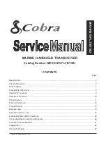 Preview for 1 page of Cobra MR HH475 FLT BT/EU Service Manual