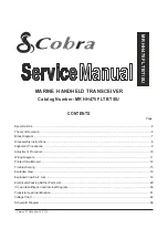 Предварительный просмотр 1 страницы Cobra MR HH475 FLT BT Serivce Manual